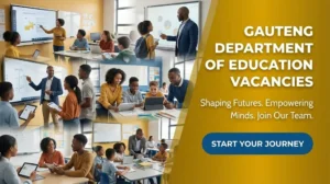 Gauteng Department of Education Current Vacancies Apply Online