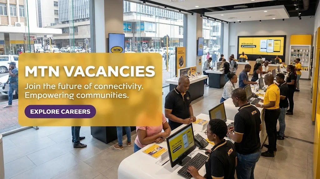MTN Vacancies Without Experience Positions in ZA
