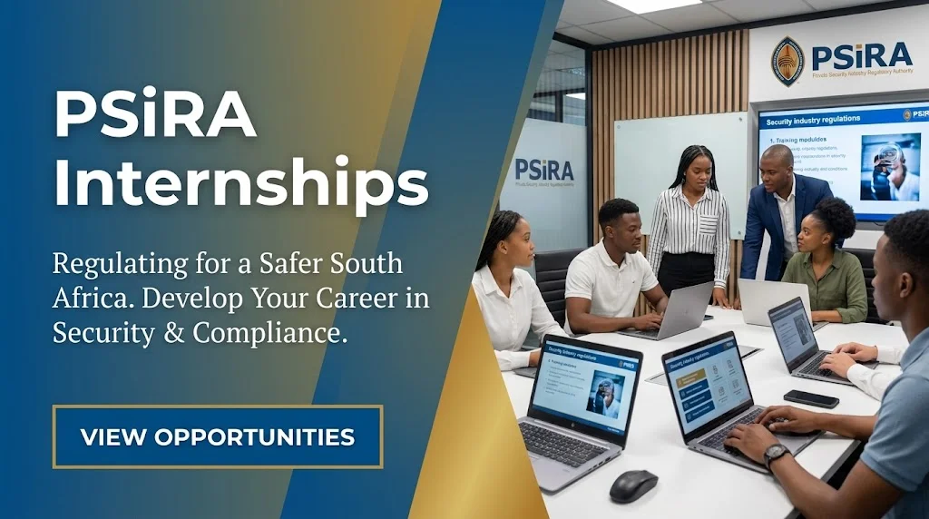 PSiRA Internships Program in South Africa