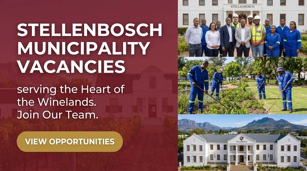 Stellenbosch Municipality Vacancies in Law Enforcement