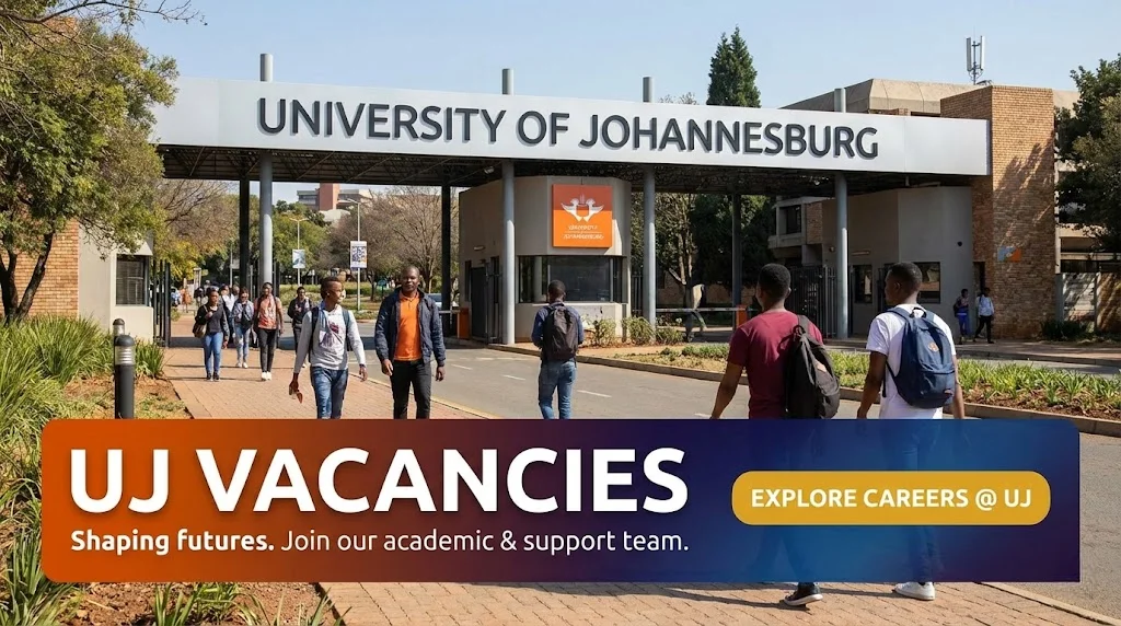 UJ Vacancies in University of Johannesburg for Fresh Graduates